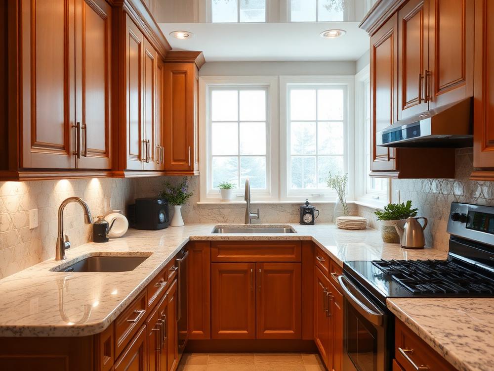 Kitchen after cleaning