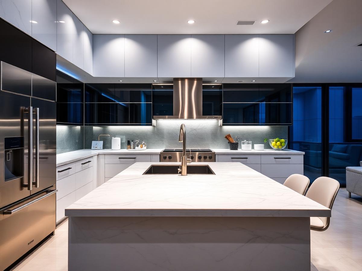 Spotless luxury kitchen